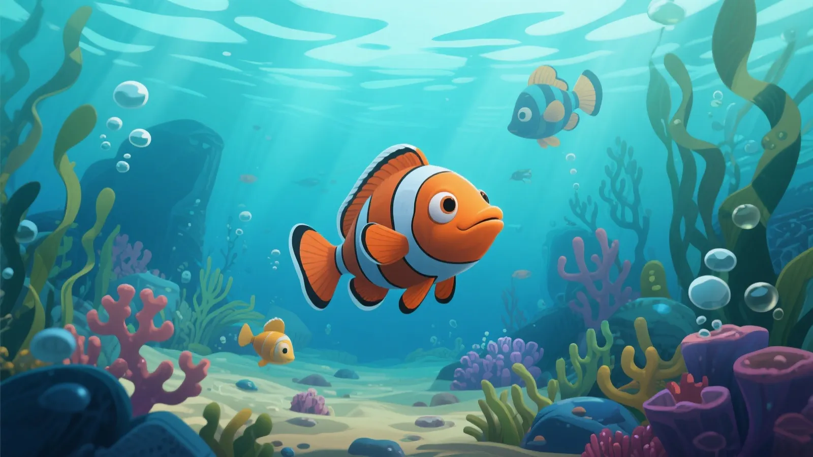 海底世界创意海报